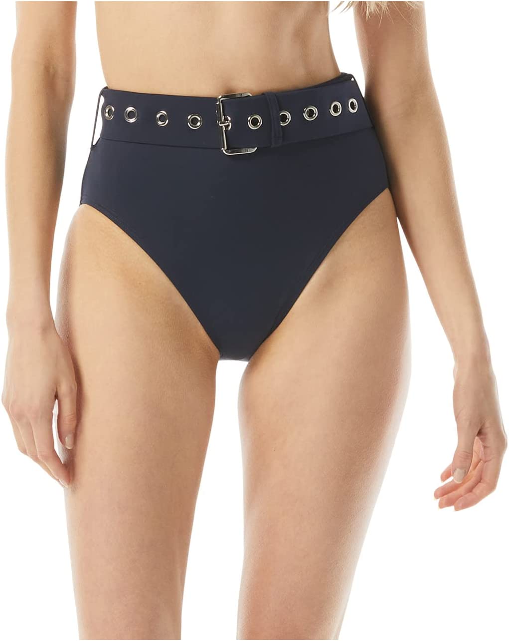 Quality Guarantee 100% New MICHAEL Michael Kors ○ Solids High-Waist Bikini  Bottoms Sale At 63% Discount